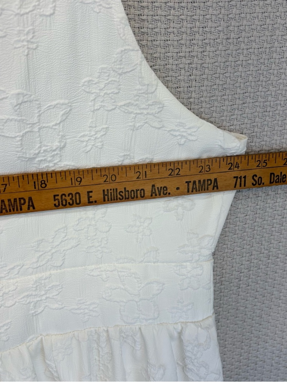 Torrid Eyelet Mini Dress White Sleeveless Size 22 Cottagecore Spring Beach - Picture 8 of 9